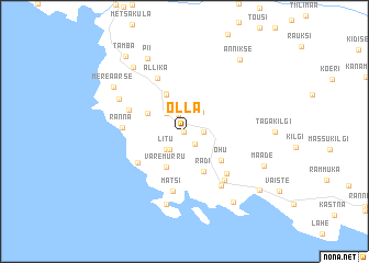 map of Õlla