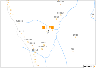 map of Ollébi