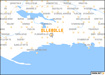 map of Øllebølle