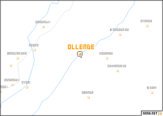 map of Ollèndé