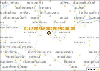 map of Olleros de Paredes Rubias