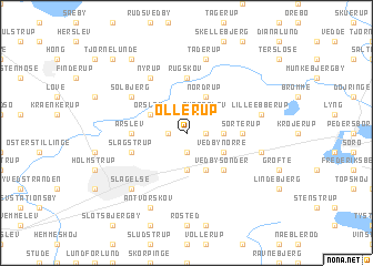 map of Ollerup