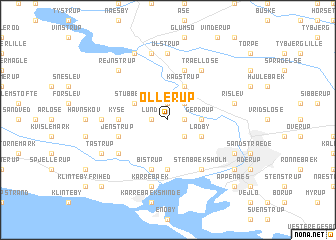 map of Øllerup