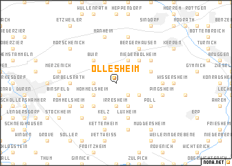 map of Ollesheim