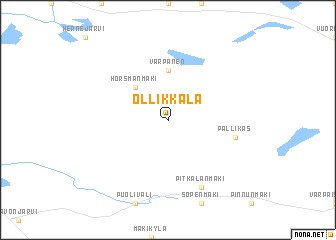 map of Ollikkala