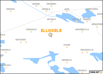 map of Ollikkala