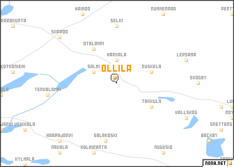 map of Ollila