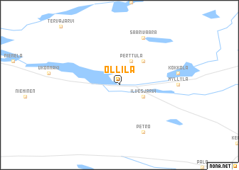 map of Ollila