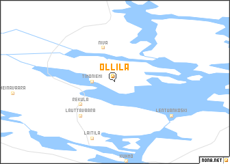 map of Ollila