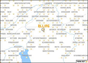 map of Ölling