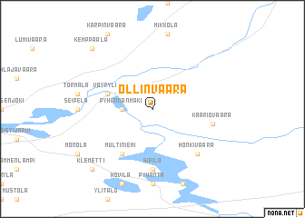 map of Ollinvaara