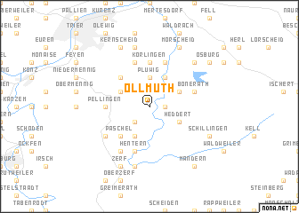 map of Ollmuth