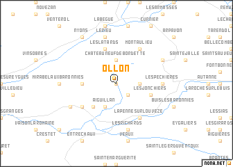 map of Ollon