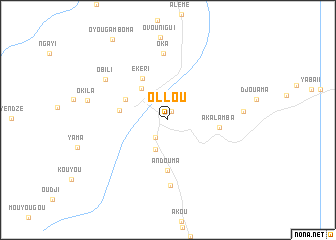 map of Ollou