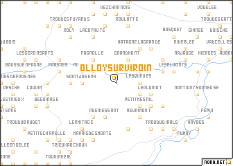 map of Olloy-sur-Viroin