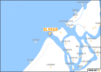 map of Olmedo