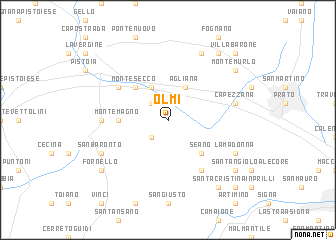 map of Olmi