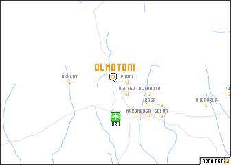 map of Olmotoni