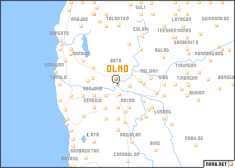 map of Olmo