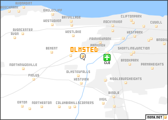 map of Olmsted