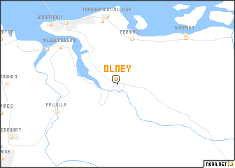 map of Olney