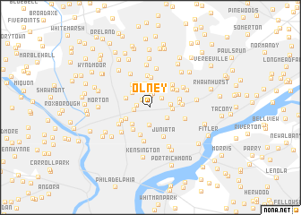 map of Olney