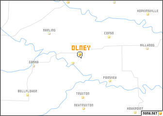 map of Olney