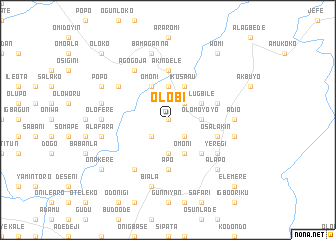 map of Olobi