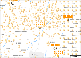 map of Olode