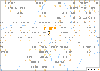 map of Olode