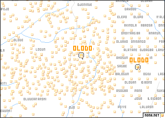 map of Olodo