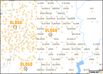 map of Olodo