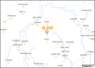 map of Olodo