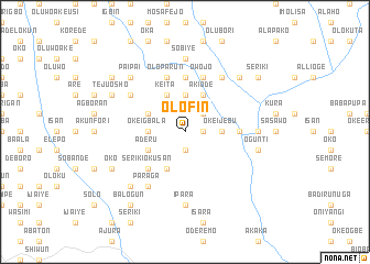 map of Olofin