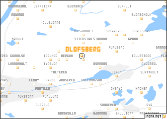 map of Olofsberg