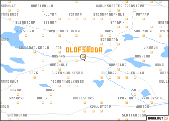 map of Olofsboda