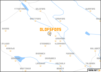 map of Olofsfors