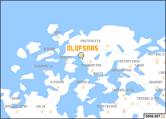 map of Olofsnäs