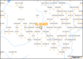 map of Ologbin
