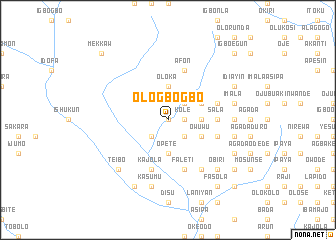 map of Ologbogbo