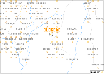 map of Ologede