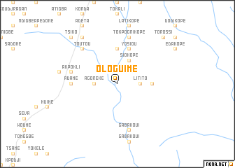 map of Ologuimé