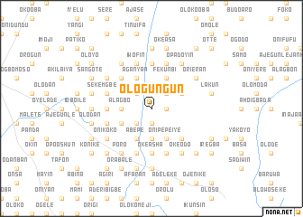 map of Ologungun