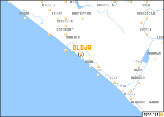 map of Oloja