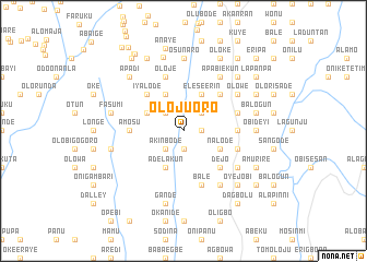 map of Olojuoro