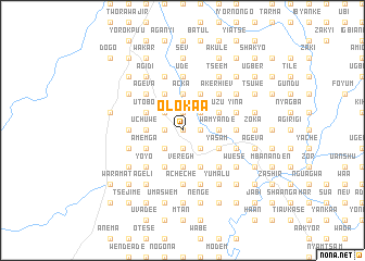 map of Olokaa