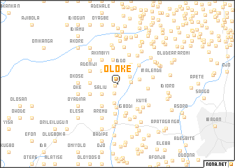 map of Oloke