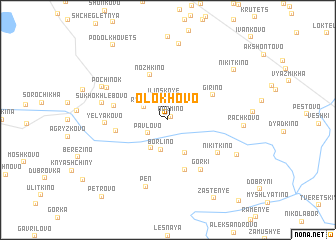 map of Olokhovo