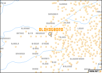 map of Olokogboro