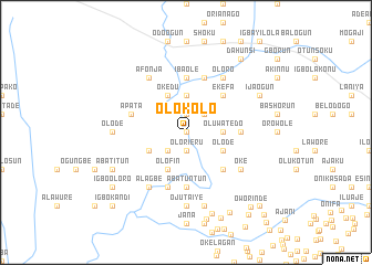 map of Olokolo